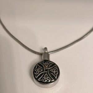 Celtic cross necklace